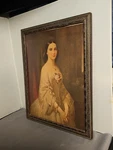 Antique Wooden Picture Frame 13 1/2"X10" Erich Correns Southern Belle. Fixed Price $49.99.