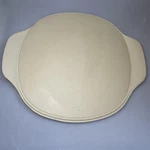The Pampered Chef Pizza Baking Stone Plus 1222 Beige Ceramic Usa Oven Safe. Fixed Price $42.77.