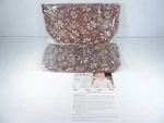 Temp-tations Brown Floral Set Storage Bag Tote 14"WX10"TX5"D K47924 013000 New. Fixed Price $196.79.