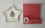 Vintage Spode Christmas Tree Peace Star Tray 4.5"X4.25" Porcelain Harold Holdway. Fixed Price $6.38.