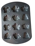 New Wilton Cookie Baking Pan Castle Butterfly Crown Flower Lips Purse MAC4. Fixed Price $28.99.