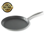 Nordic Ware Traditional French Steel Crepe Pan, 10 Inch, Nonstick Finish. Fixed Price $42.98.