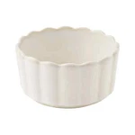 Pioneer Woman Colette Scalloped Ramekin Cream White Stoneware 4IN Diameter. Fixed Price $10.00.