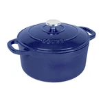 Lodge Cast Iron 5.5QT Indigo Enameled Dutch Oven, Blue. Fixed Price $44.19.