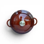 Calphalon 5 Quart Red Cast Iron Enameled Pot Dutch Oven. Fixed Price $50.00.