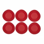 Le Creuset Silicone Baking Cups Red Of 6 New Package. Fixed Price $13.00.