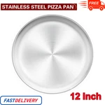 Teamfar Pizza Pan, 12INCH Stainless Steel Tray Round Baking. Fixed Price $12.34.