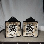 Temptations By Tara Old World Black Set Of 2 Individual Casserole Bakers. Fixed Price $46.88.