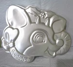 1981 Wilton Rudolph Reindeer Cake Pan / Mold # 502-3347. Fixed Price $14.25.