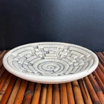 Vintage Treasure Craft Trinket Dish Southwest Native American Style Basketweave. Fixed Price $10.26.