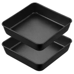 Herogo 8 X Baking Pan Set Of 2 Non-stick Square Cake For Oven Stainless. Fixed Price $25.93.