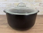 Pampered Chef Rockcrok 8 Qt Dutch Oven Black Ceramic Pot Glass Lid Htf Set Euc. Fixed Price $278.40.