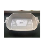 Creuset 34CM Ceramic Rectangle Lasagna Casserole Dish, Meringue. Fixed Price $75.00.