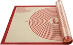 Non-slip Silicone Pastry Mat Extra Large With Measurements 36"L 24"W, Red. Fixed Price $43.39.