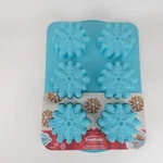 Trudeau Snowflake Jumbo Cupcake Muffin Pan Mold Silicone 12 X 9 Teal Blue New. Fixed Price $14.07.