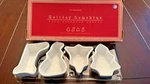 Williams-sonoma Holiday Ramekins Set Of 4 Different Forms New Original Box. Fixed Price $12.00.