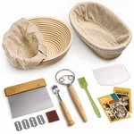 Rorecay Bread Banneton 9 Inches (round), 10 X 5.7 (oval), Beige. Fixed Price $42.99.