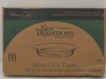 Pampered Chef Small Oval Baker Casserole 1316 Glazed Stoneware Traditions. Fixed Price $24.99.