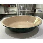 Le Creuset Green Round Deep Stoneware Pie Dish Quiche Baking 9" X 2". Fixed Price $44.89.