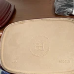 The Pampered Chef Family Heritage Stoneware Rectangle Baking Dish With Lid. Fixed Price $23.99.