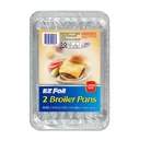 Reynolds Z90908 Ez Foil Broiler Pans, 11-3/4 X 8-1/2 1-1/14 In., 2-PK. Fixed Price $48.25.