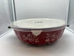 Temp-tations Red Floral Lace Bundt Cake Pan 10". Fixed Price $29.95.