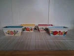 4 Pioneer Woman Mini Loaf Dishes-flowers-kitchen-cooking-dinning--(s). Fixed Price $24.99.