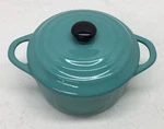 Creative Co-op Mini Stoneware Dutch Oven Casserole S2-3. Fixed Price $12.00.