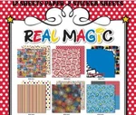 Reminisce "real Magic" 12X12 Paper Pack (14PCS) Disneyland/world Scrapjack's Pl. Fixed Price $15.99.