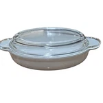 Corning Ware White Casserole Dish With Glass Lid P-14-B Oz. Fixed Price $29.00.