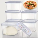 Pizza Dough Proofing Box With Sealing Lids, Set 6 Containers W.... Fixed Price $30.34.