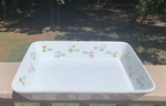Anchor Ovenware - Floret White Floral Baking Dish 12.75 X 9.25 2.25, 2.5 Qt. Fixed Price $22.49.