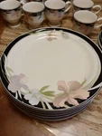 Sango Overture Full Set! 253947 1987. Saucers, Cups, Bowls, Small,large Plates. Fixed Price $275.00.