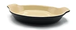Le Creuset Stoneware Black Oval Heritage Petite Au Gratin Baking Dish 6 Oz. Fixed Price $22.49.