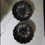 2X Nordic Ware Original Bundt Pan Procast 12-CUP Grey New. Fixed Price $35.99.