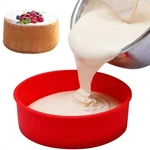 4/6/8IN Silicone Cake Mold Round Non-stick Baking Tray Pan Reusable Kitchen Bake. Fixed Price $12.00.