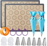 Angadona Macaron Silicone Baking Kit (16PCS Set) Macaroon Of. Fixed Price $24.92.