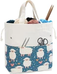 Crochet Bag, Handy Knitting Project Yarn Accessories Storage. Fixed Price $23.03.