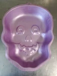Wilton Purple Skull Halloween Cake Pan Mold Form 2105-2099. Fixed Price $12.79.