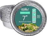 Funstitution Round Disposable Aluminum Pie Pans (30 Pack) - 7 Inch,. Fixed Price $28.10.