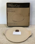 Pampered Chef Round Baking Stone 15IN Large 1371 Pizza Pan Handles. Fixed Price $99.99.