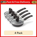 (4 Pack) T-fal Easy Care Nonstick Cookware, Covered One Egg Wonder Fry Pan. Fixed Price $41.99.