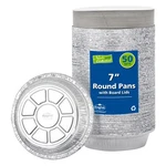 Aluminum Pans 7 Round Disposable Foil With Lids (50 Pack) Inch Roun.... Fixed Price $36.00.