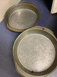 Lot Of 2 Ekco Baker Secret Non Stick 8 Cake Baking Pans M95. Fixed Price $9.99.