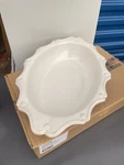 Juliska Oval Baker Berry And Thread Whitewash 18X12X3 Open Box. Fixed Price $100.00.