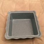 Paula Dean Square Casserole Dish Blue Speckled. Fixed Price $18.90.