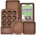 Nutrichef NCBK6TR7 6-PIECE Nonstick Bakeware Set (open Box). Fixed Price $29.99.