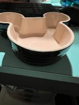 Le Creuset Disney Mickey Mouse Stoneware Ramekin Black. Fixed Price $47.95.