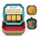 Zip Standing Silicone Air Fryer Liners 8.5 , 4 Colors. Fixed Price $20.48.