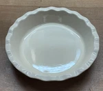 Emile Henry Brown Cream Ruffled 9 Inch Pie Dish Plate France 31-66 Ceramic. Fixed Price $21.95.